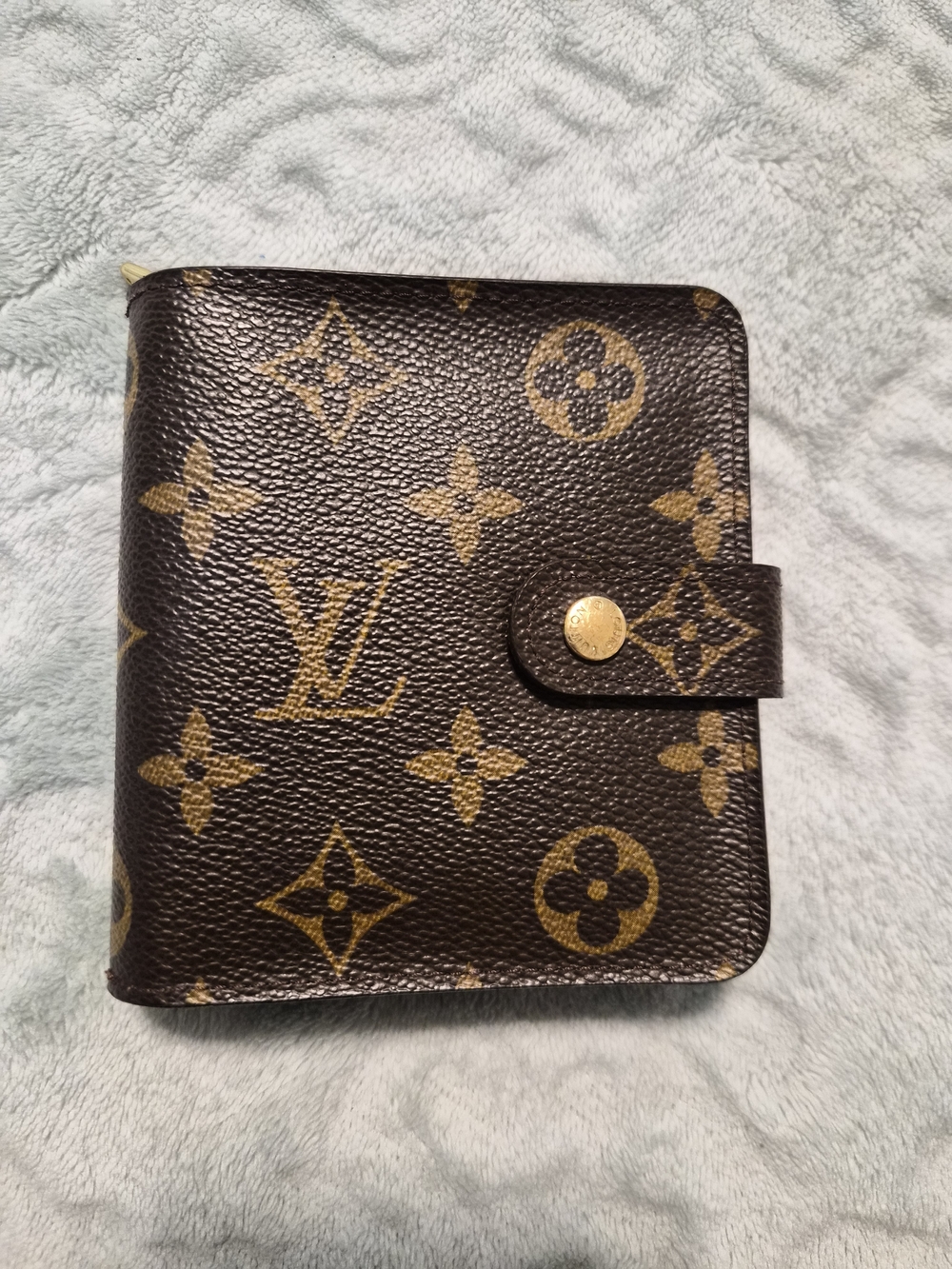 Louis Vuitton Monogram Canvas Compact Wallet - Brown/Gold